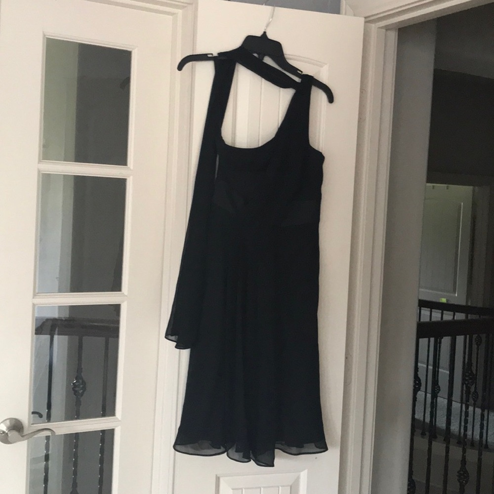 Black off the shoulder dress